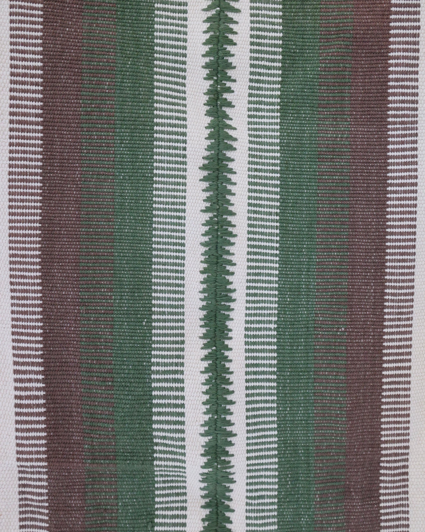 PONCHO (Green, White & Brown)