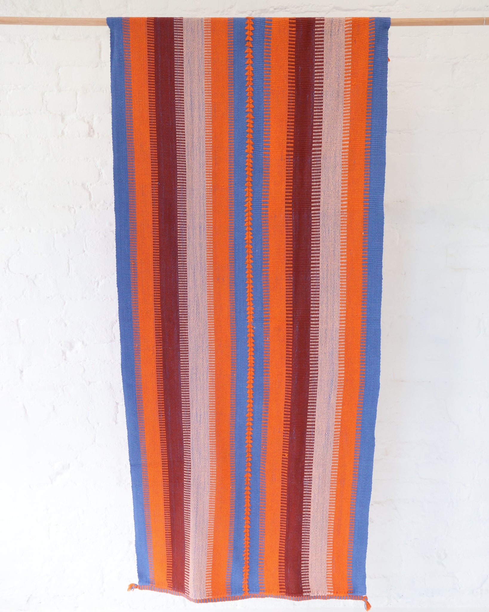 PONCHO (Orange, Blue, Burgundy)