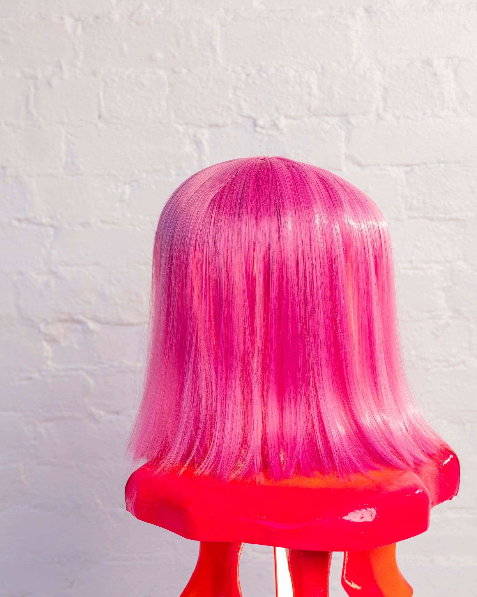 Luscious Pink Wig Lamp