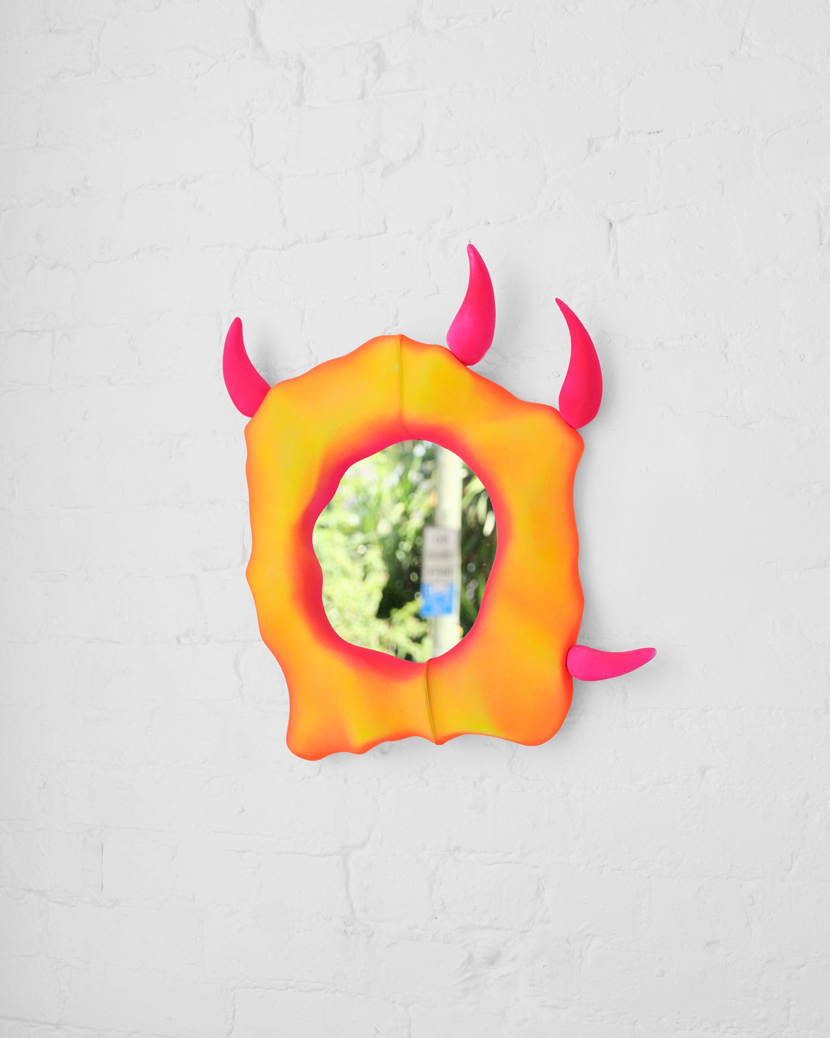 Tri Horn Mirror Orange