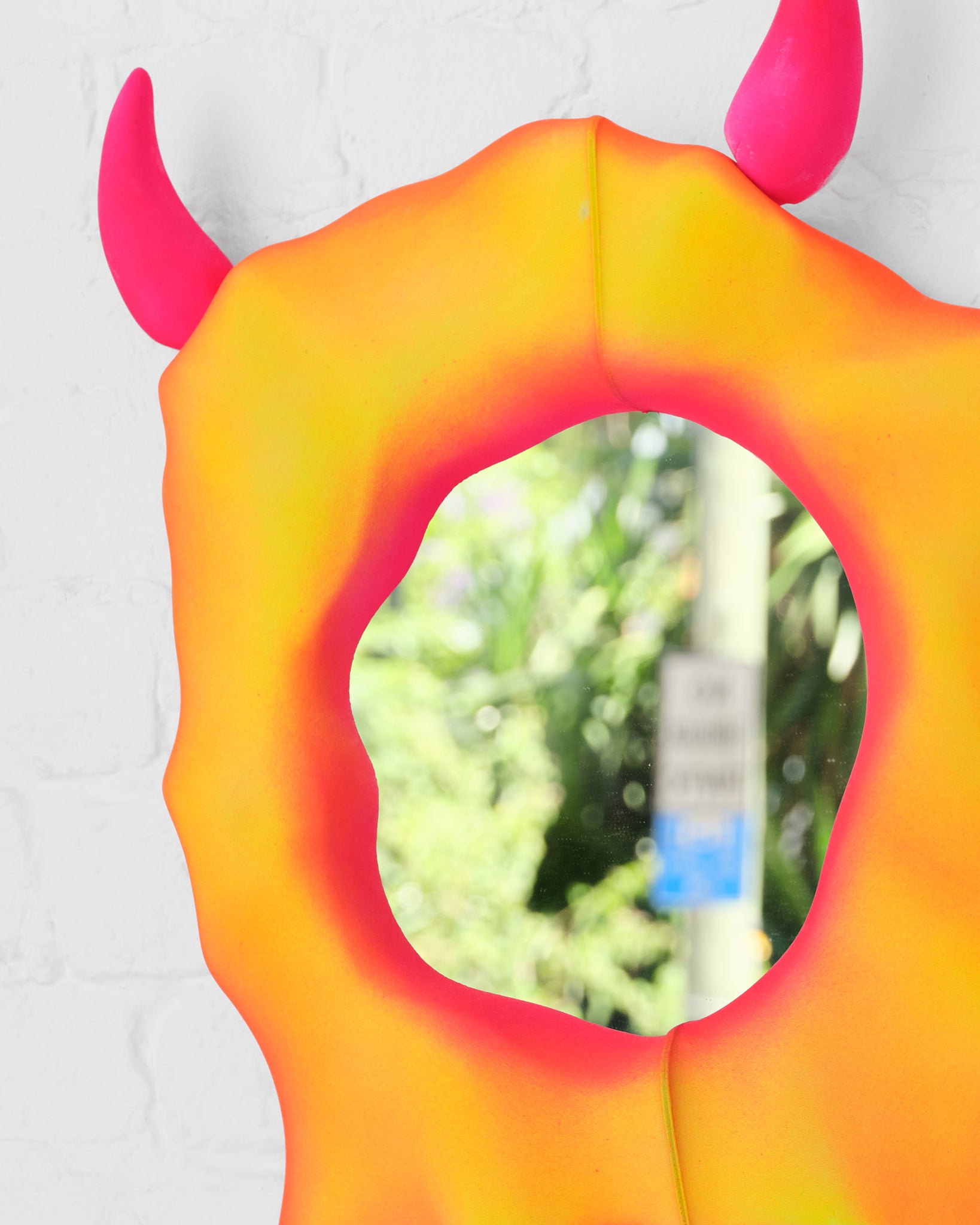 Tri Horn Mirror Orange