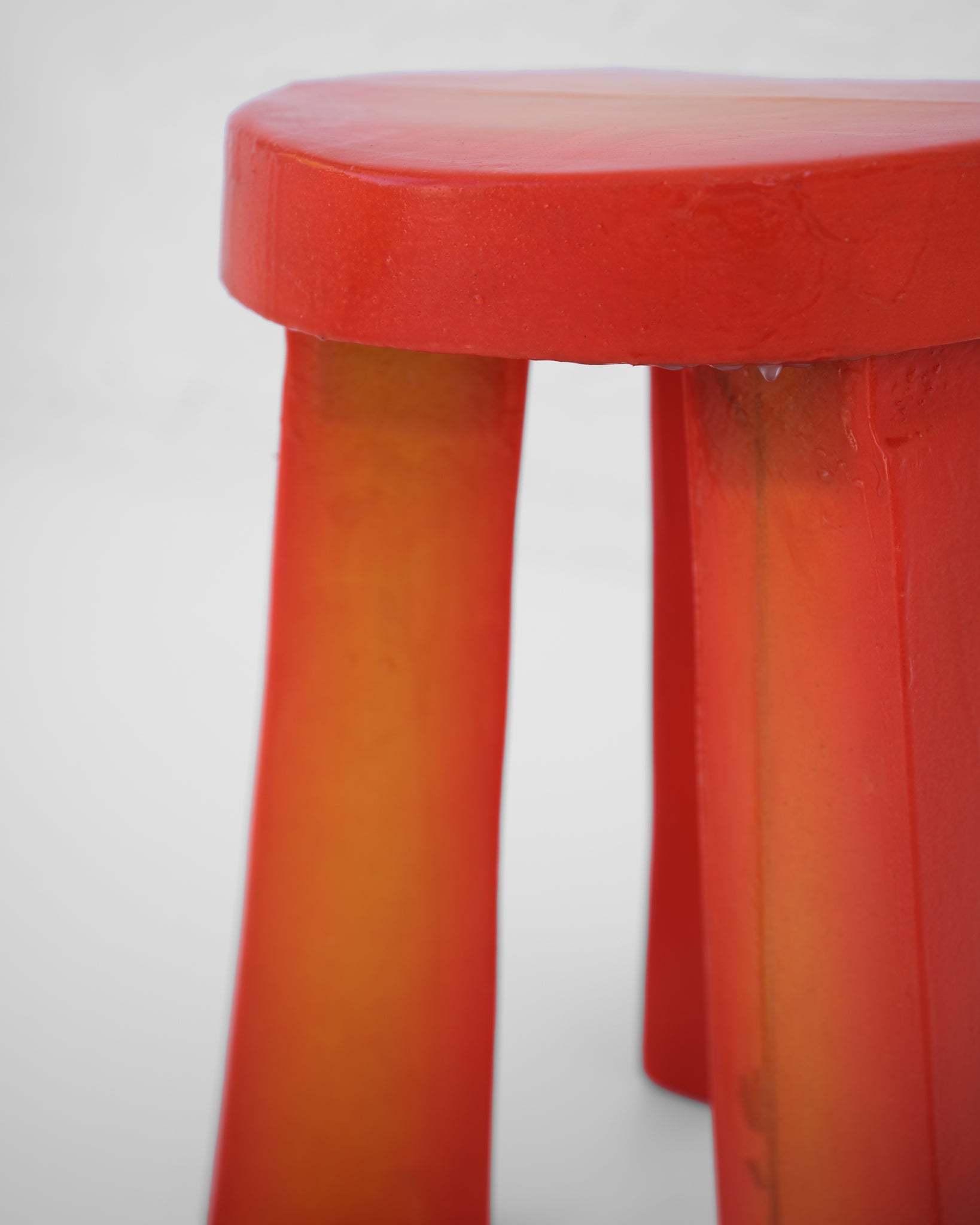 Orange Sunset Mess Table