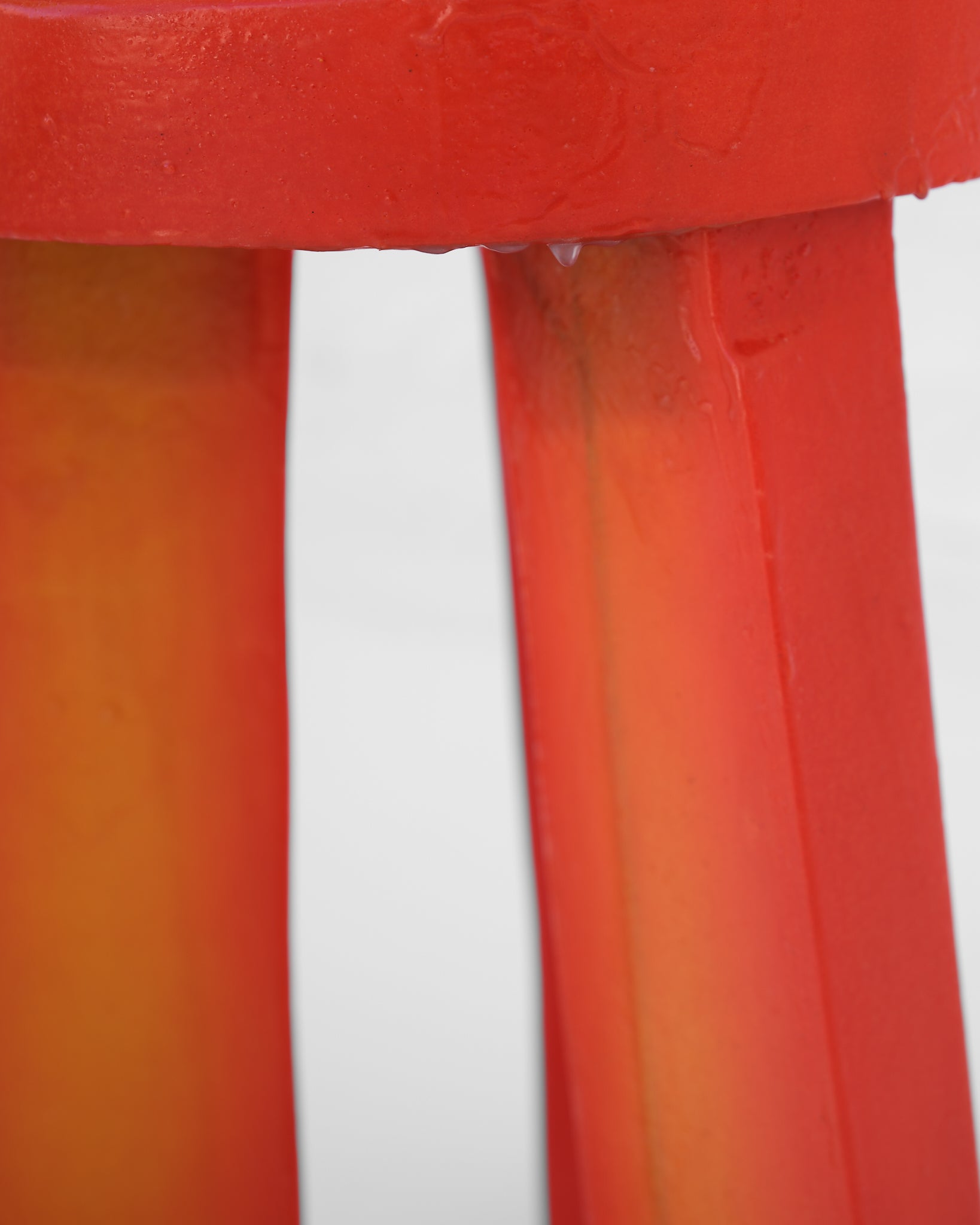 Orange Sunset Mess Table