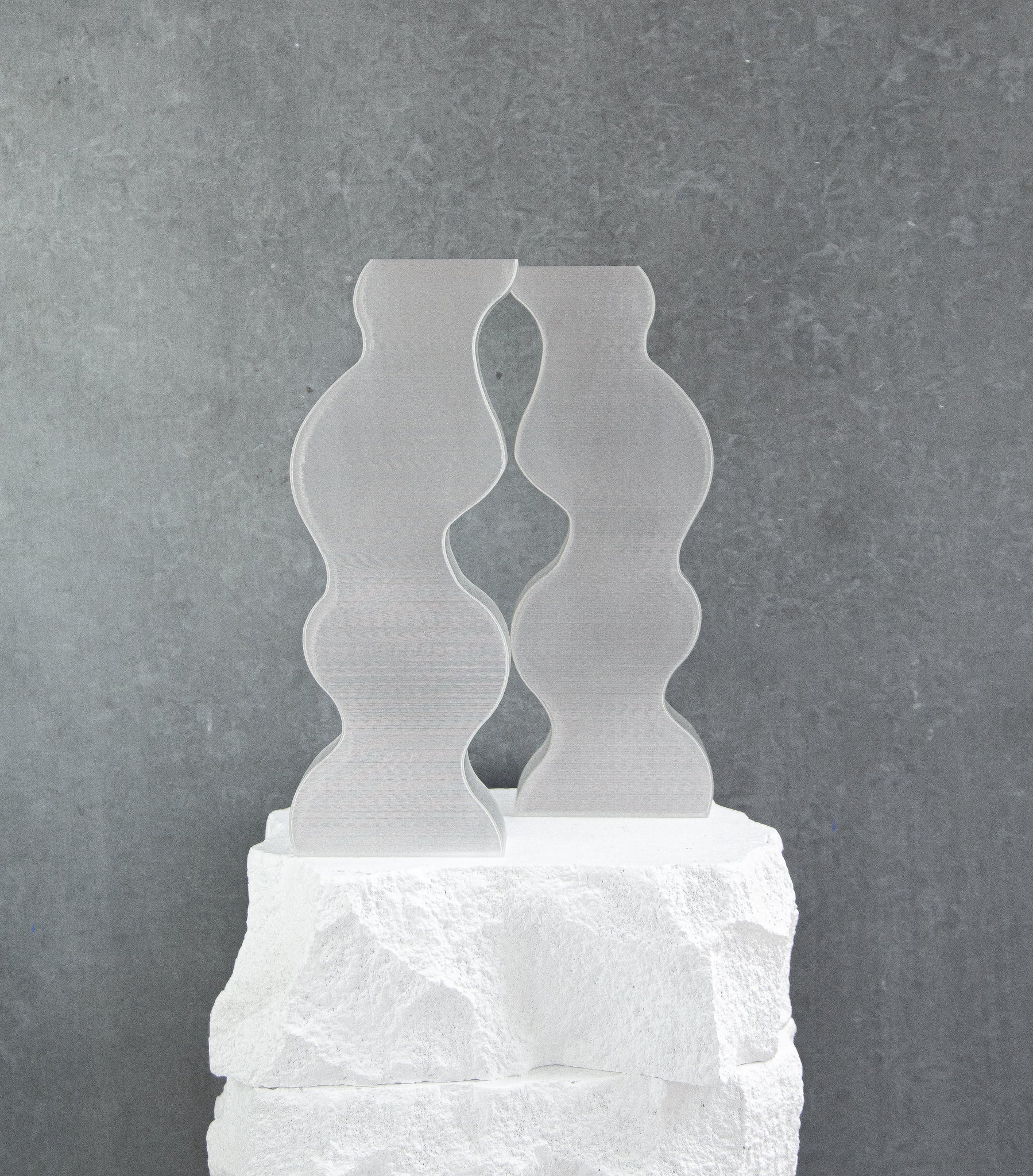 Transparent Freehand Vase
