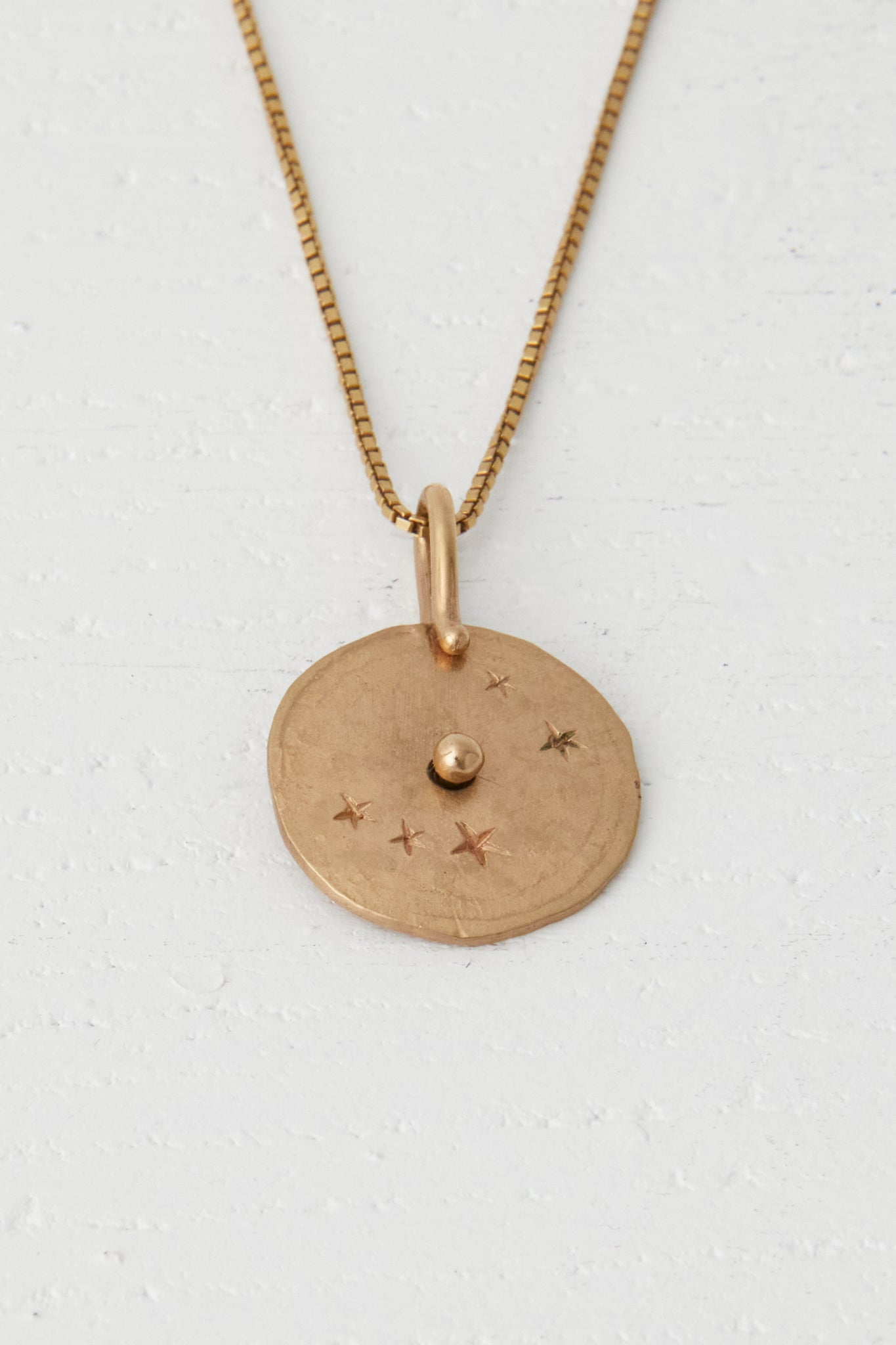Stars Disc Necklace