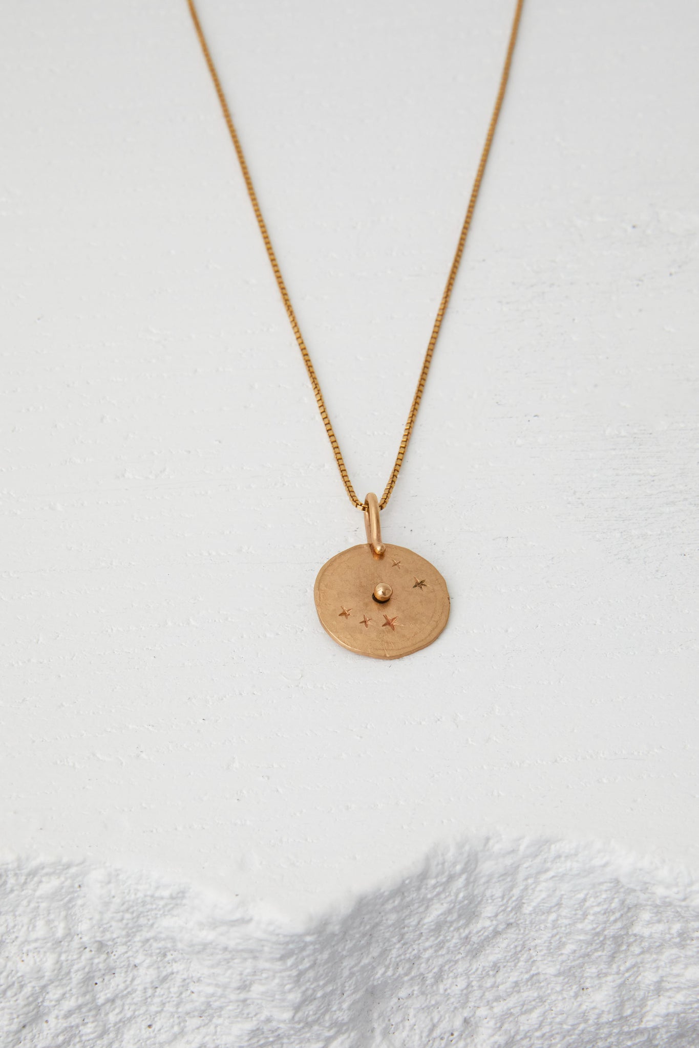 Stars Disc Necklace