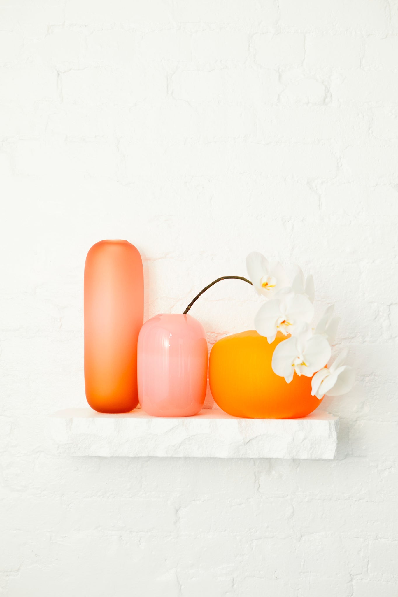 Hive Vase - Short Orange